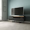 Manhattan Comfort Winston 53.14 TV Stand with 4 Shelves in Black and Cinnamon 223952 - alternate 2